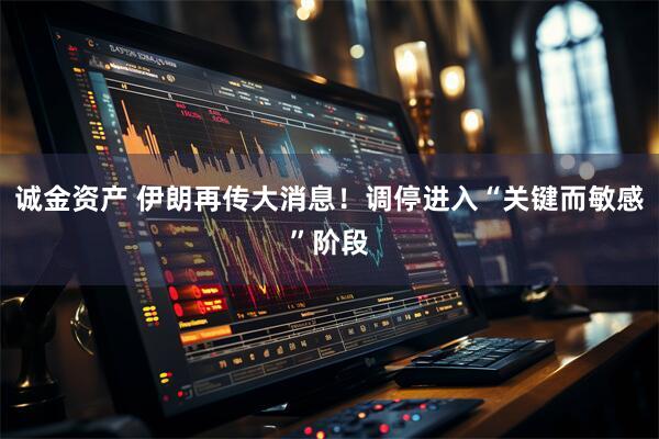 诚金资产 伊朗再传大消息！调停进入“关键而敏感”阶段